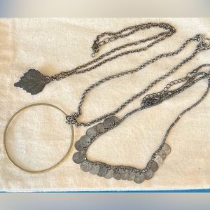 Three necklaces. One price. Unique.